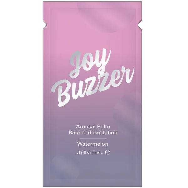 JOY BUZZER Clitoral Arousal Balm – Watermelon – Foil – 0.13 floz l 4 mL