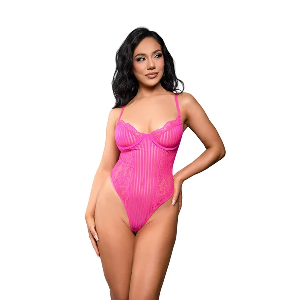 Juliette Crotchless Teddy