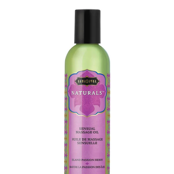 Kama Sutra Naturals Island Passion Berry Massage Oil - 2oz