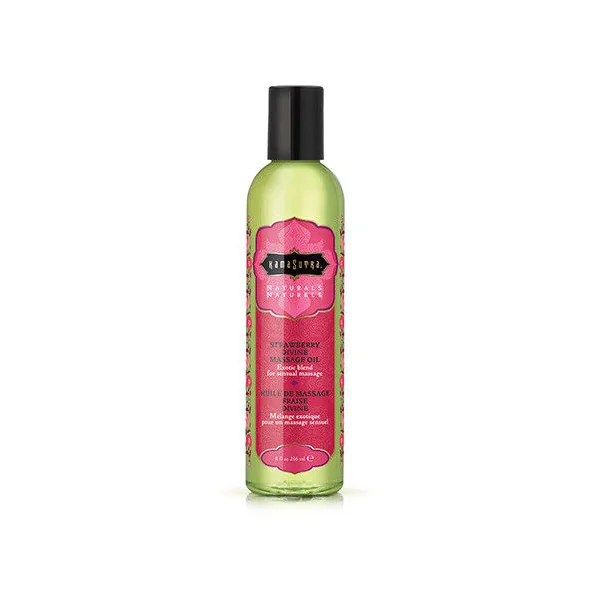 Kama Sutra Naturals Strawberry Divine Scented Massage Oil 8oz