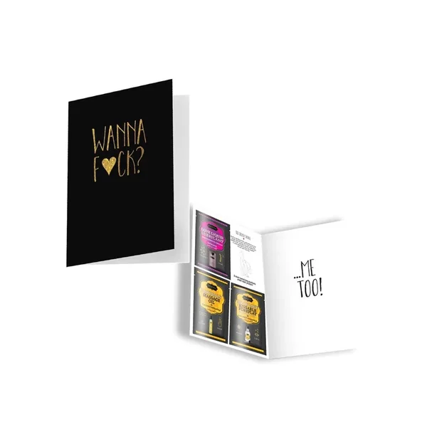 Kama Sutra Naughty Notes Greeting Card Wanna Fuck