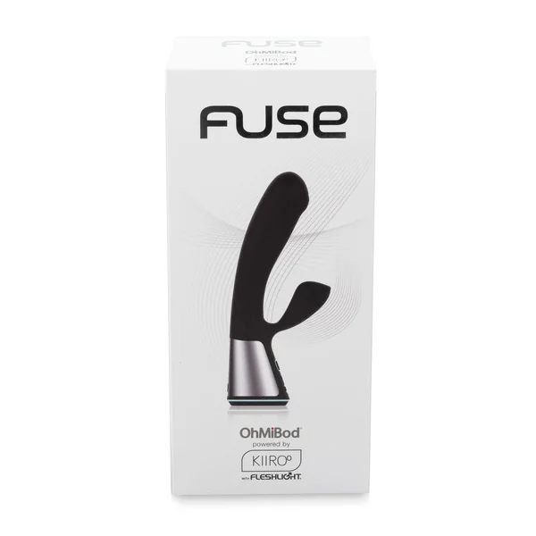 Kiiroo OhMiBod Fuse Interactive Dual Stimulating Massager Vibe Black