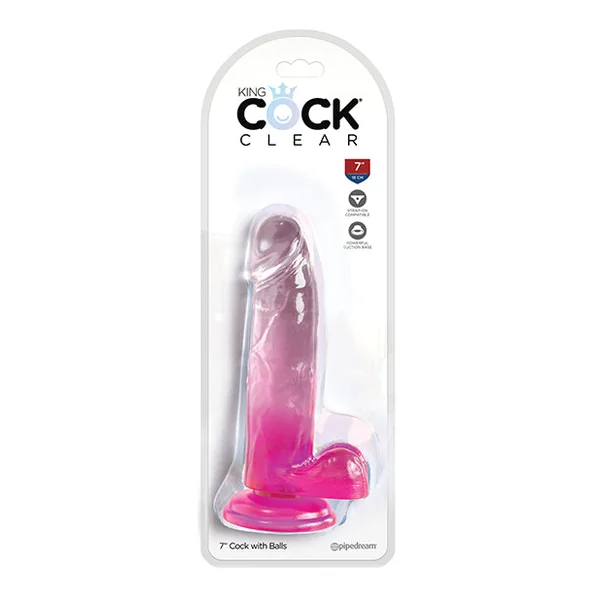 King Cock Clear 7in W/ Balls