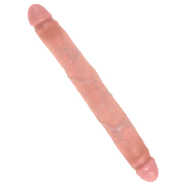 King Cock Slim Double Dildo Flesh 12 Inch