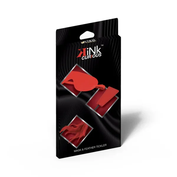 Kink Blackout Mask And Tickler Crop