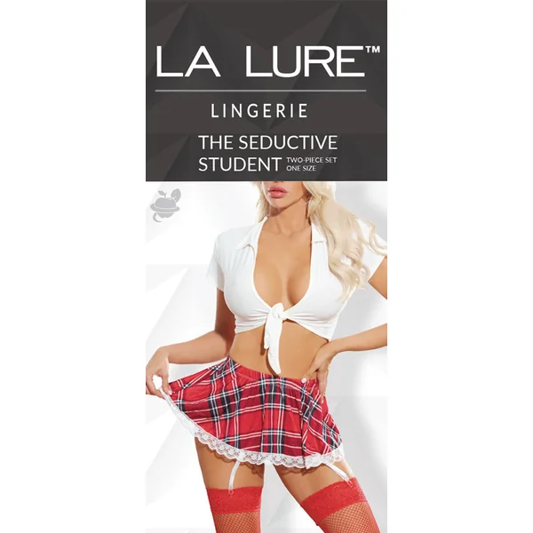 La Lure The Seductive Student Two-Piece Set