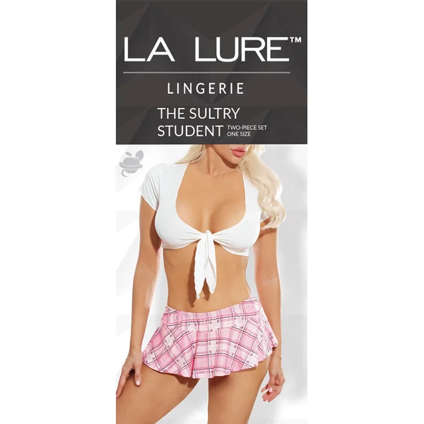 La Lure The Sultry Student Two-Piece Set