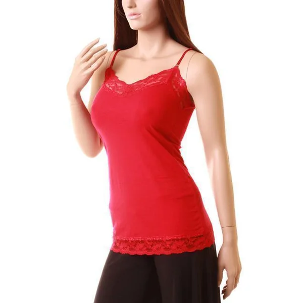 Lace Detailed Camisole-Black