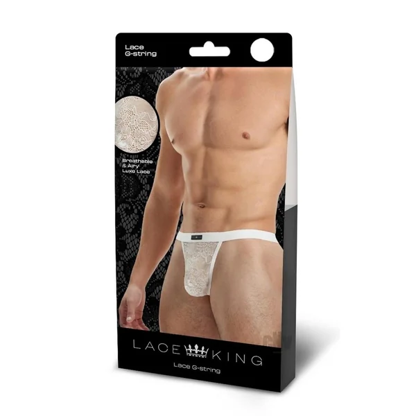 Lace King Lace Gstring L/xl Wht