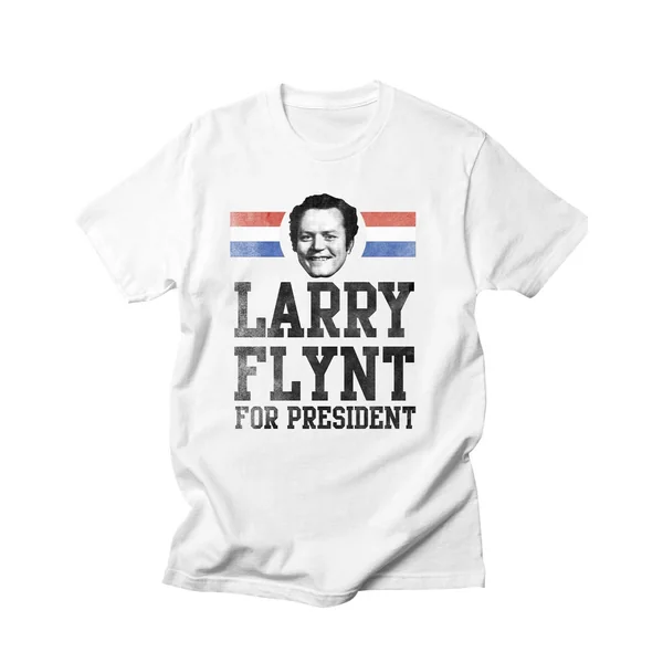 Larry Flynt For President Campaign Tee White