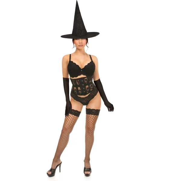 Lavish 3 PC Daring Witch Corset Costume