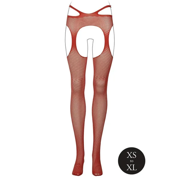 Le Desir Suspender Pantyhose with Strappy Waist – O/S – Sunset Glow Orange