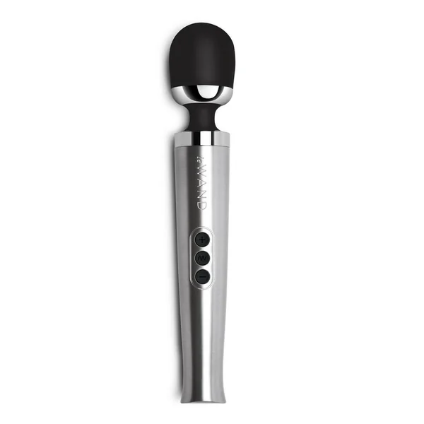 Le Wand Diecast Rechargeable Massager – Silver