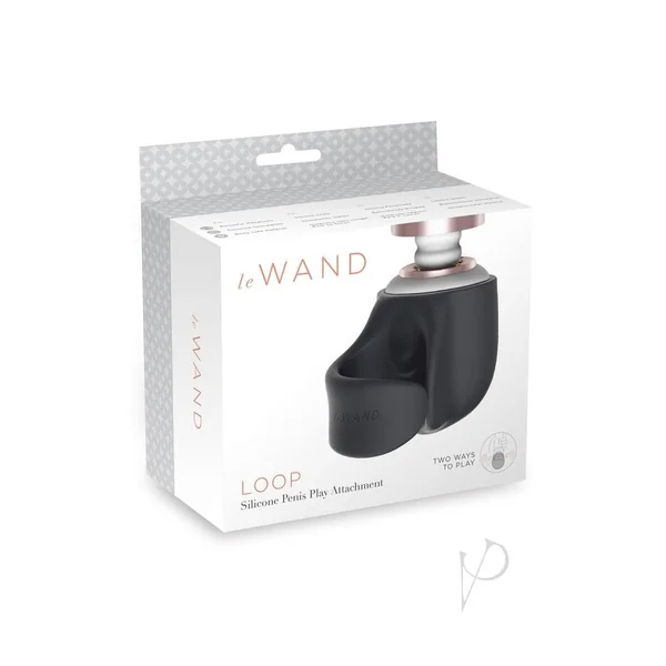 Le Wand Penis Play Silicone Attachment - Grey