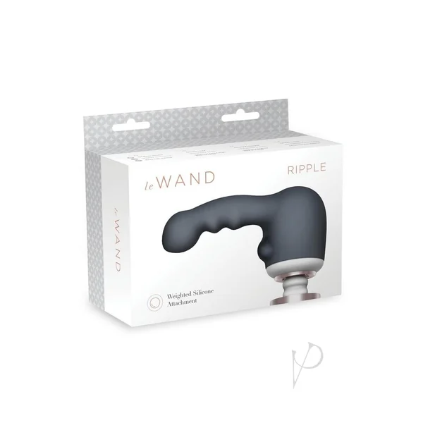 Le Wand Ripple Weighted Silicone Attachment - Grey