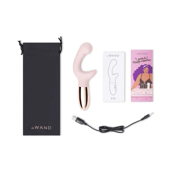 Le Wand Xo Double-motor Wave Rechargeable Vibrator Rose Gold