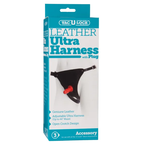 Leather Ultra Harness 3000 w/Plug