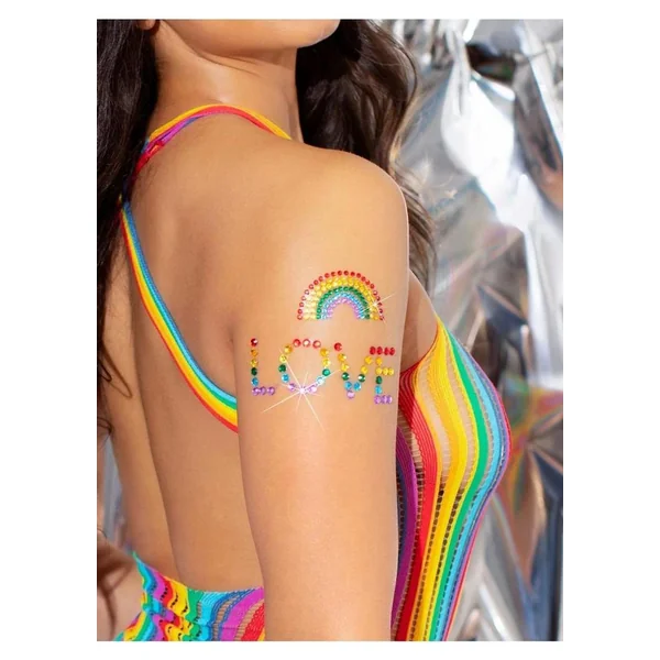 Leg Avenue Pride Body Jewels Sticker – Multicolor