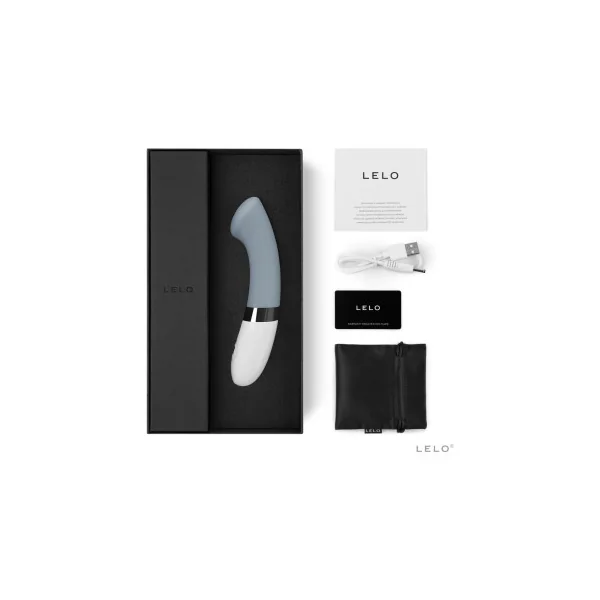 LELO GIGI 2 Rechargeable G-Spot Vibrator, Cool Gray