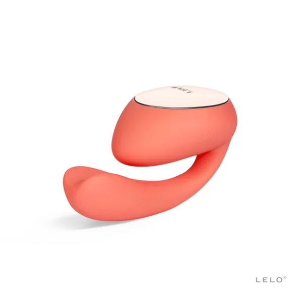 LELO IDA WAVE Rechargeable Dual Stimulator Coral Red