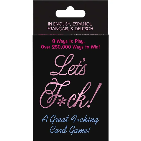 Let's F*ck! Sex Position Card Game
