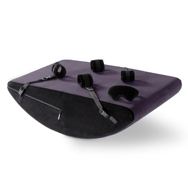Liberator Scoop Valkryie Edition - Velvish/Microloop with Microfiber Cuff Kit, Aubergine