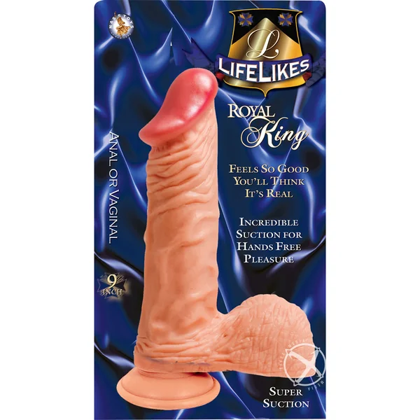 Lifelikes Royal King Dildo 9in - Vanilla