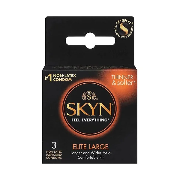 Lifestyles SKYN ELITE Large Condoms - 3 Pack