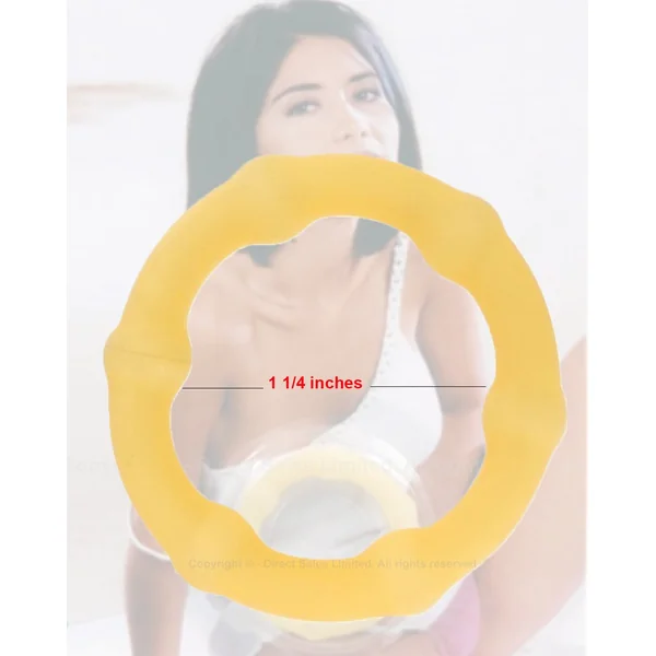 Linx Beaded Penis Ring Yellow