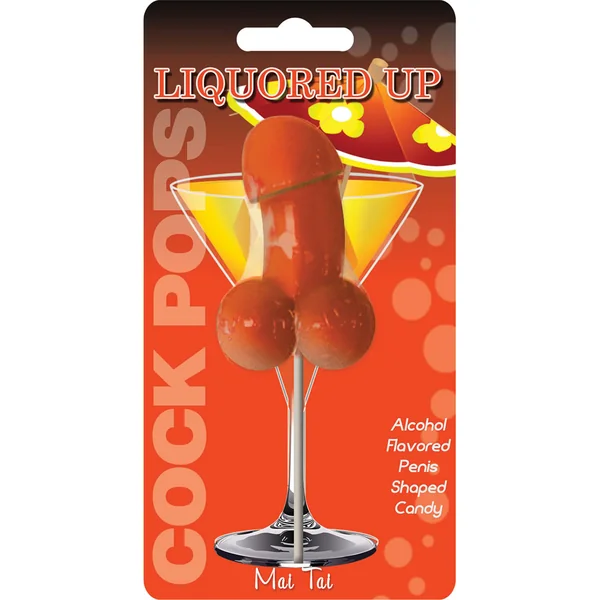 Liquored Up Cock Pops Lollipop Mai Tai