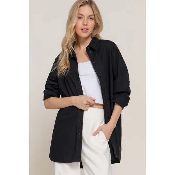 Long Sleeve Loose Fit Shirt