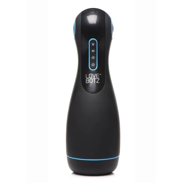 LoveBotz Auto Milker Extreme Rechargeable 16X Sucking Masturbator – Black/Blue