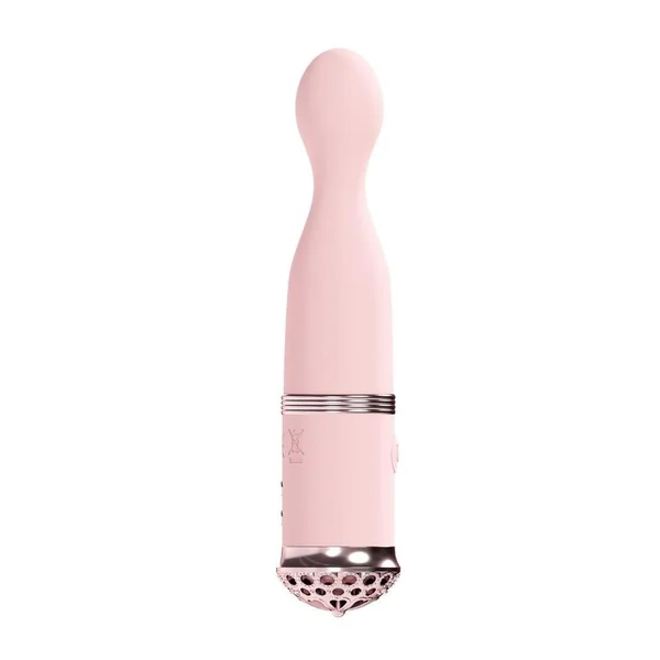 Loveline Finesse 10 Function Silicone Rechargeable Ball Tip Vibe – Pink