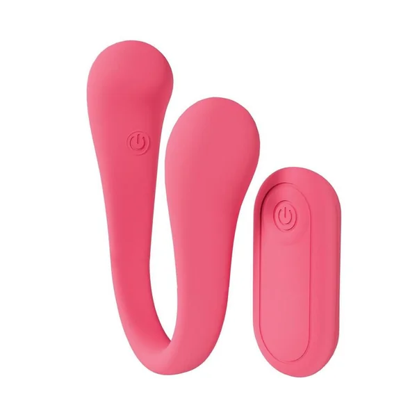 Loveline FlexEase Bend 10 Function Rechargeable Silicone Vibrator – Pink