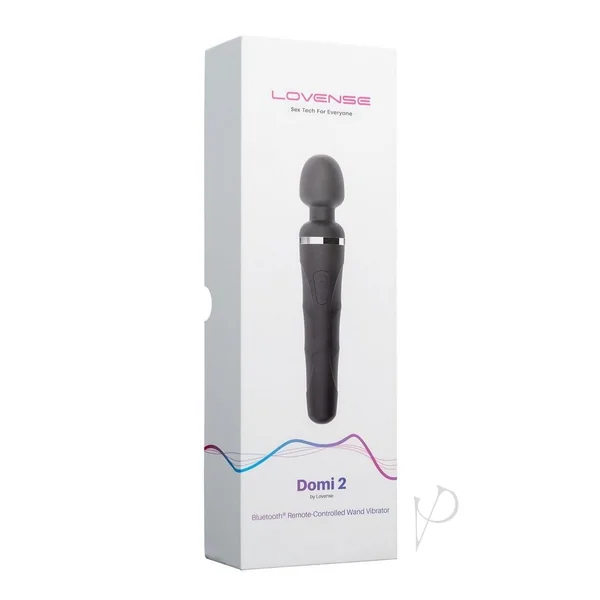 Lovense Domi 2 Rechargeable Wand Massager - Black