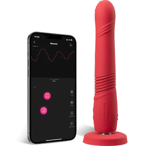 Lovense Gravity Thrusting And Vibrating Dildo