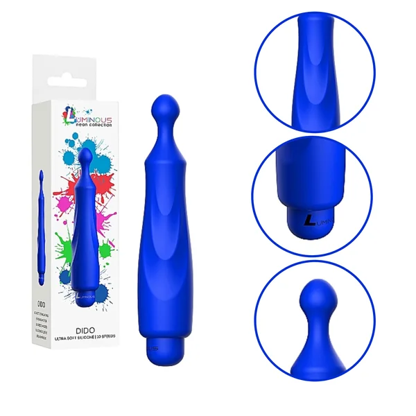 Luminous Dido Blue Clitoral Vibrator Pinpoint Stimulation