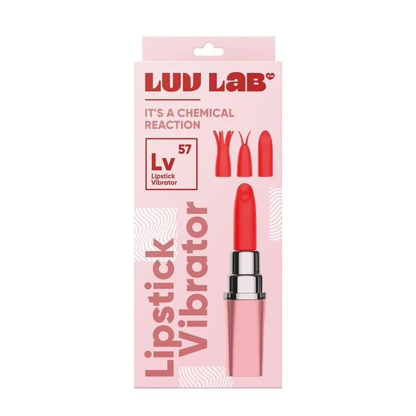 Luv Inc LV57 Lipstick With 3 Silicone Heads