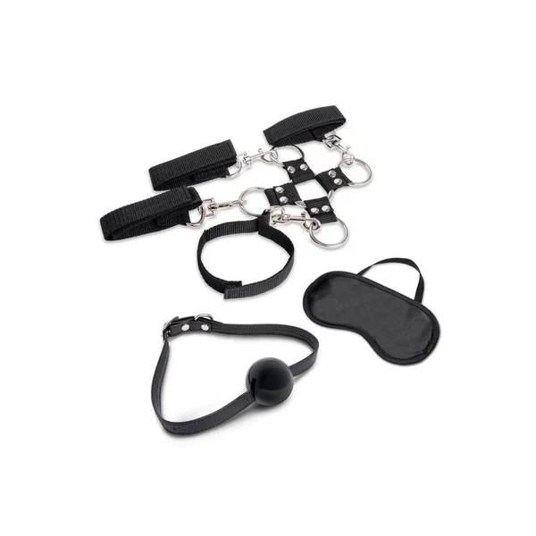 Lux Fetish Hogtie and Ball Gag Kit