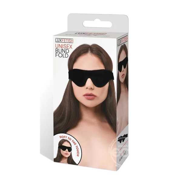 Lux Fetish Unisex Blindfold - Black