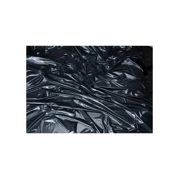 Lux Fetish Vinyl Bed Sheet Black California King Size
