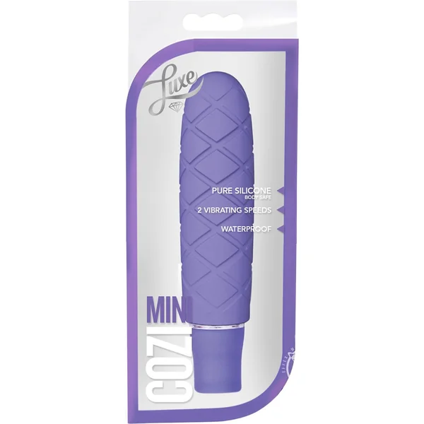 Luxe Cozi Mini Silicone Vibratore Waterproof Periwinkle 4.75 Inch