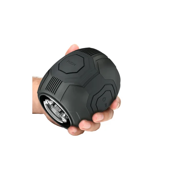 M for Men Dome X Vibrating Masturbator, Black