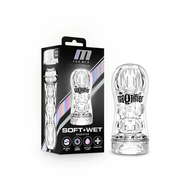 M For Men Soft and Wet Magnifier Stroker
