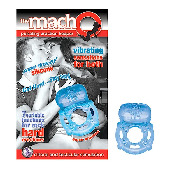 Macho Pulsating Erection Keeper (Blue)