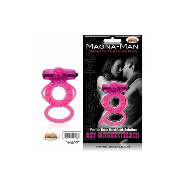 Magna Man Magnetic Ring Magenta