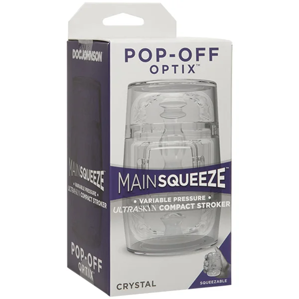 Main Squeeze POP-OFF OPTIX Crystal | Male Mastubator