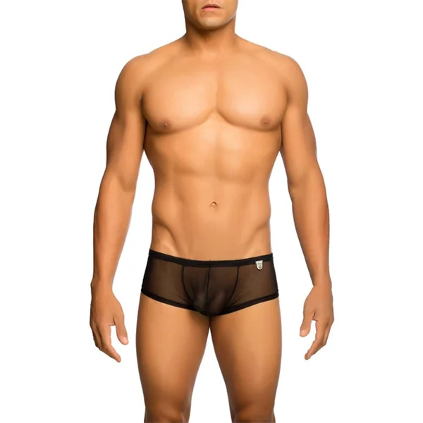 Male Basics - Hip Hugger - Boy Short - Black - MBL04