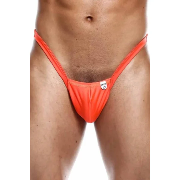 Male Basics - Y Buns Thong - Orange - MBL52