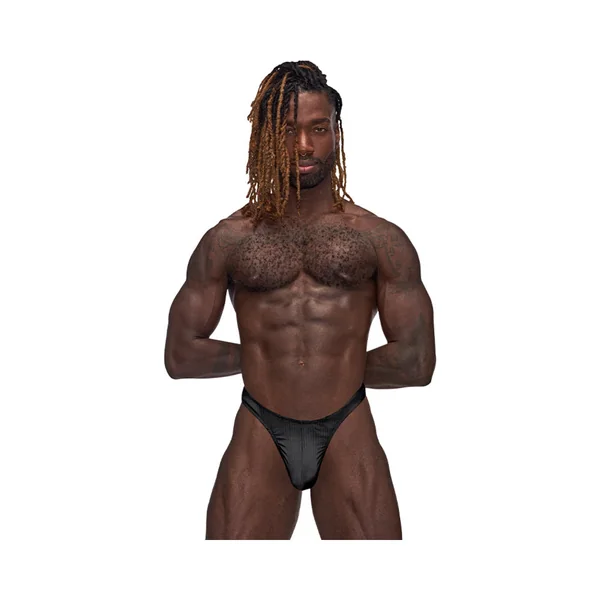 Male Power Barely There Bong Thong Black S/M